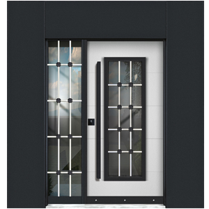 BİNA GİRİŞ Kompozit yüzey yavru kanatlı bina çelik kapısı