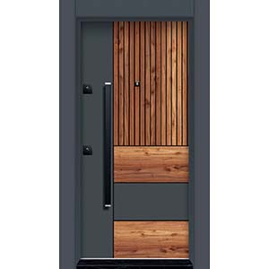 Laminoks Laminoks yüzeyli daire çelik kapısı