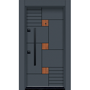 Laminoks  Laminoks yüzeyli daire çelik kapısı