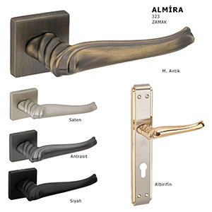 Kol Almira - Zamak Antik Kapı Kolu