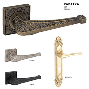 Kol Papatya - Zamak Antik Kapı Kolu