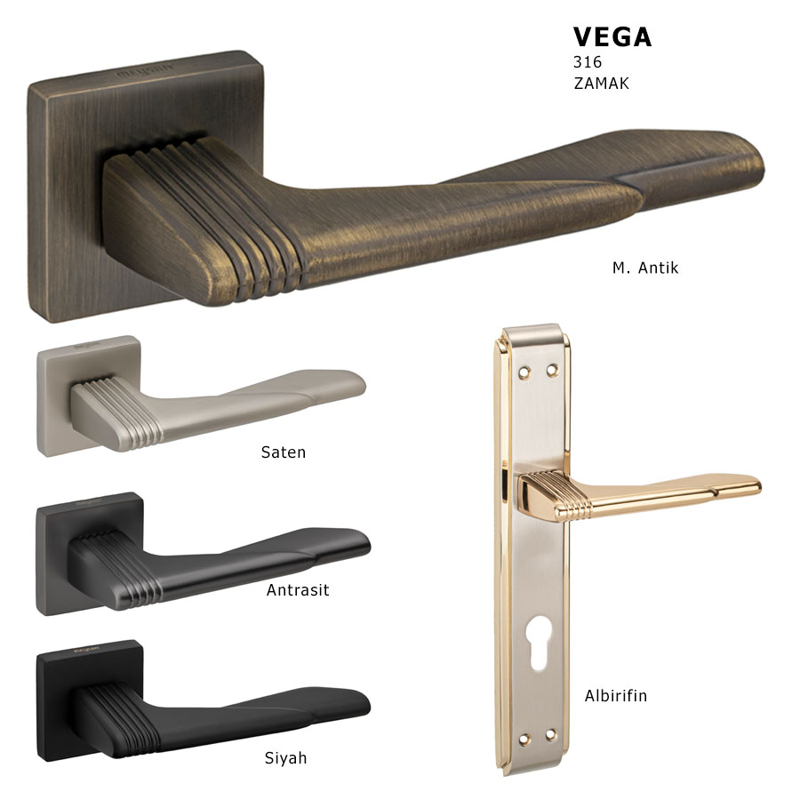 Vega - Zamak Antik Kapı Kolu