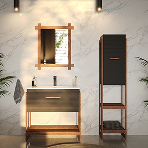 Teko, Serra Banyo Dolabı Ekolojik Aynalı 85 cm